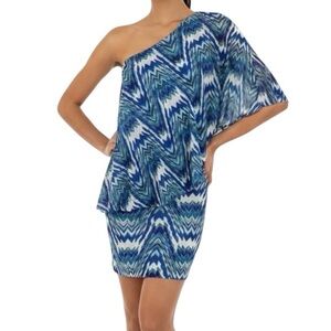 New Bebe Unique Geometric Mini Dress